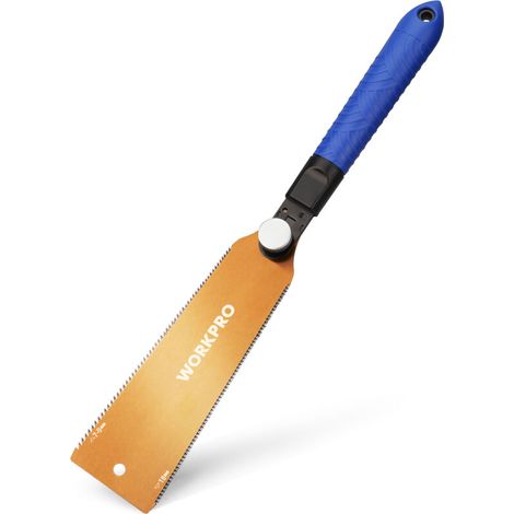 Scie Japonaise 210 mm, Scie à Main à Double Tranchant de 7-9/18 TPI, Scie à Traction avec Poignée Ergonomique en Hêtre, Lame Flexible Remplaçable SK5, Scie Japonaise Menuisier pour bois (1/5)