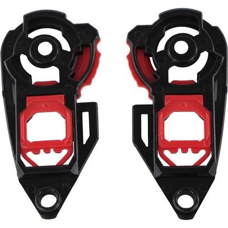 1 paire de plaques de base de visière compactes et étanches en ABS pour casque AGV K1 K3SV K5 / K3 K4 [jkw] (1/5)