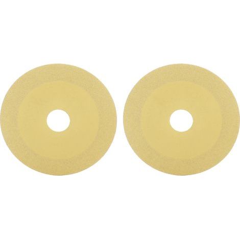 Lame de Scie Diamantée, 2 Pièces Réduisant les Vibrations du Disque de Coupe diamanté Améliorant l'efficacité de la Meuleuse d'angle (Champagne Or) (1/5)