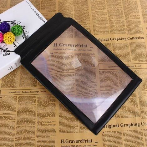 Lente d'ingrandimento per la lettura a pagina intera formato A4 - Ausilio alla lettura - RAI (1/4)