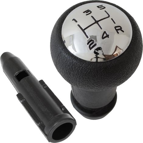 Pomello del cambio Peugeot 207 + adattatore / adattatore leva del cambio, set da 2 pezzi. (1/2)