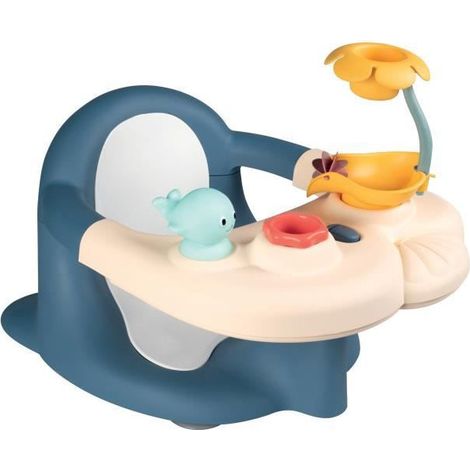 Siège de bain 2 en 1 pour bébé – Ventouse et tablette d'activités – Dimensions 42x34x25cm – Âge recommandé 6 à 24 mois – Smoby (1/7)