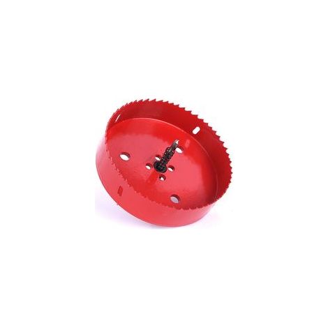 Scie Cloche Bi-Métal Ø 150 mm , acier rapide HSS M42, avec tige hexagonale et foret pour aluminium, fer et bois (1/5)