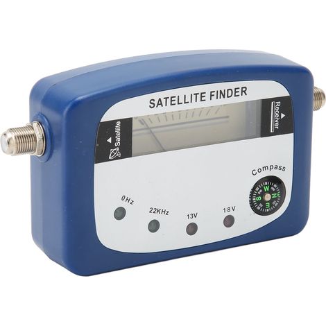 Mini-indicateur de signal TV rétroéclairé avec boussole et 4 voyants lumineux pour antennes satellites distantes (1/5)