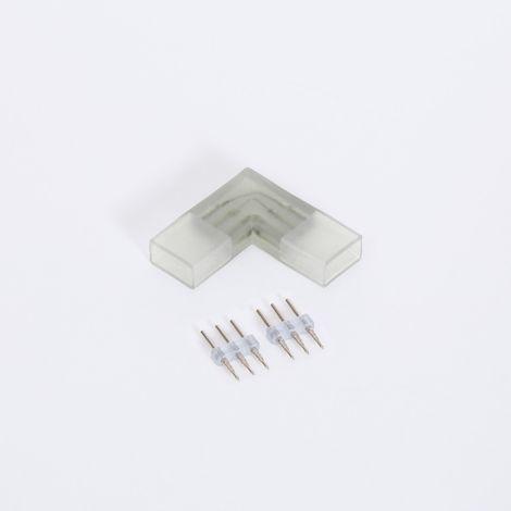 Connettore Tipo "L" per Striscia LED CCT 220V AC Larghezza 14 mm 14 mm (1/2)