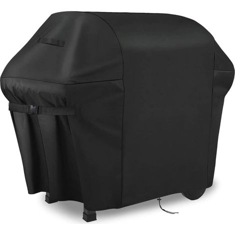 Housse Barbecue, Bache Barbecue, 210D imperméable Double Couche avec Boucle Fixe bilatérale réglable, Housse pour Barbecue Weber, Étanche Housse Bâche de Protection BBQ (71x68cm) (1/5)