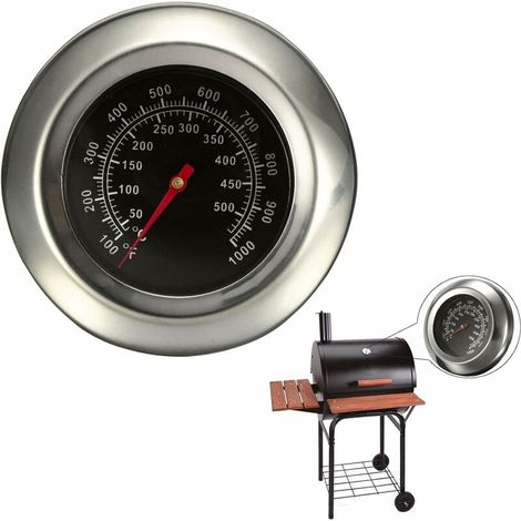 Thermomètre de Four en Acier Inoxydable Thermomètre pour BBQ, (1/5)