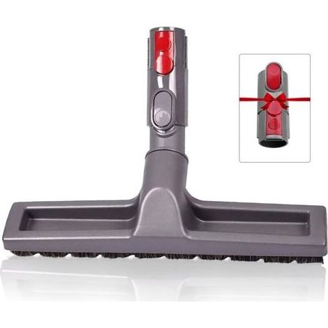 Brosse parquet aspirateur compatible Dyson DC37 DC33C V7 V8 V10 V11, tête sol 30 cm avec adaptateur (1/4)