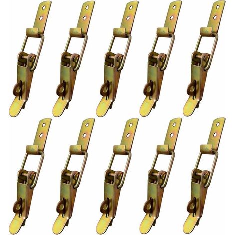 Hebelgriff für Möbel, Metalloptik, einfache Montage, sicher und zuverlässig für Schubladen und Schränke, 10er-Packung (1/5)