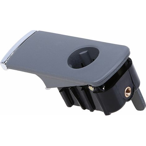 Handschuhfachdeckelgriff aus Kunststoff mit Loch als Ersatzteil für Audi A4 8E B6 B7 8E1857131 - Grau-Crezuo
