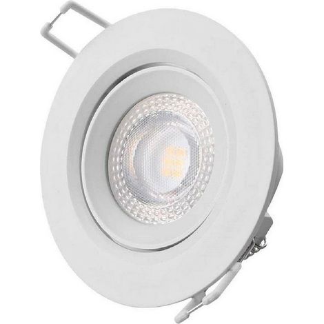Faretto LED da incasso rotondo 5w 4000k luce diurna colore bianco ø9cm EDM (1/3)
