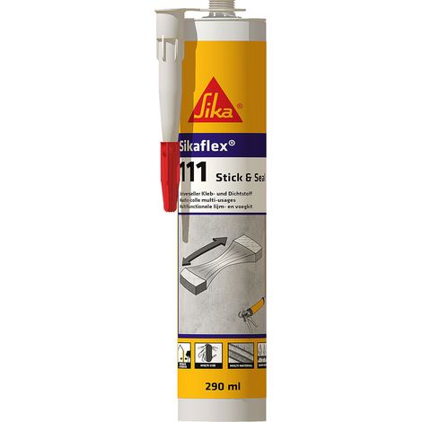 Sikaflex 111 Stick&Seal 290ml Kleb- und Dichtstoff Weiß (1/5)