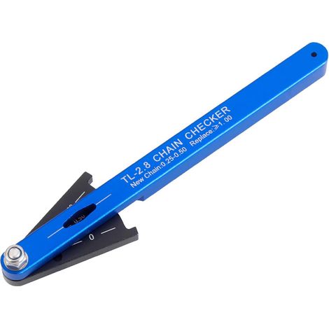 Outil de réparation, vélo chaîne d'usure jauge d'usure de chaîne de vélo de route outil d'inspection extensible (1/4)