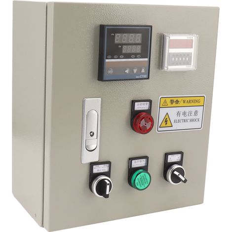 Régulateur de température numérique PID 0-400 °C, 380 V CA, 15 kW, avec thermocouple (1/5)