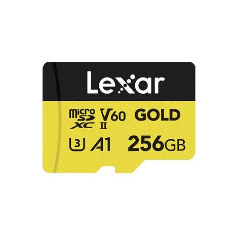 Lexar Professional GOLD 256 GB MicroSDXC UHS-II (1/2)