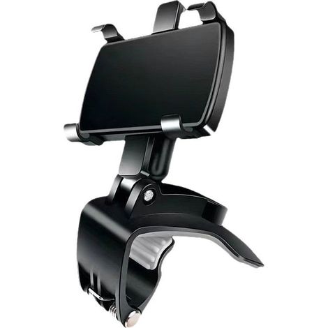 Support de téléphone de voiture rotatif à 360 degrés, support de tableau de bord pour smartphones de 4 à 7 pouces (1/5)