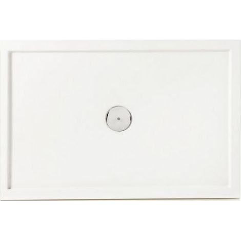 Piatto doccia 80x120 h.5 in acrilico bianco lucido di Tamanaco (1/4)