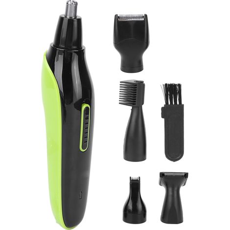 Ensemble de tondeuse électrique USB 5 en 1 pour le visage, les oreilles et les sourcils, utilisable à domicile. (1/5)