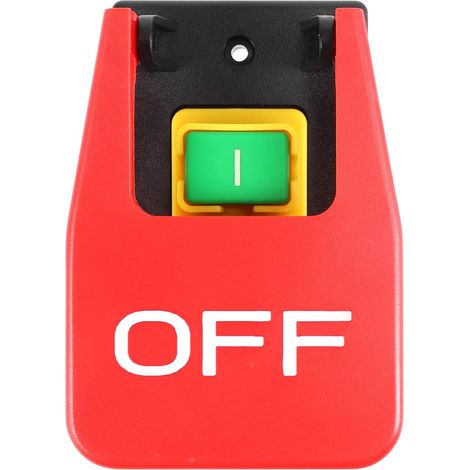 Interupteur Bouton Poussoir Electromagnetiques à Protection de Sous-Tension, 16A, Bouton Poussoir Marche/Arrêt Commutateur, Compatible avec Électriques et Machine-Outils (1/5)