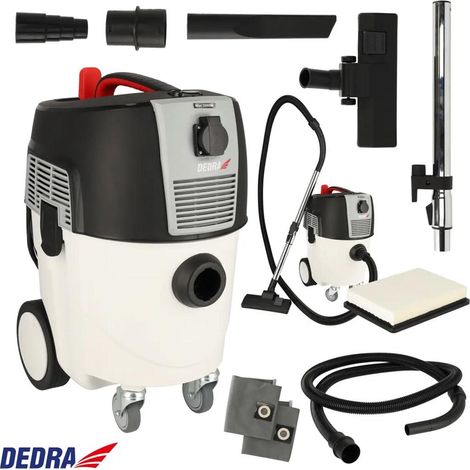 Aspirateur d'atelier 1600W avec secouage automatique – Aspiration humide et sèche – Capacité 30L – DED6607 – Dedra (1/3)