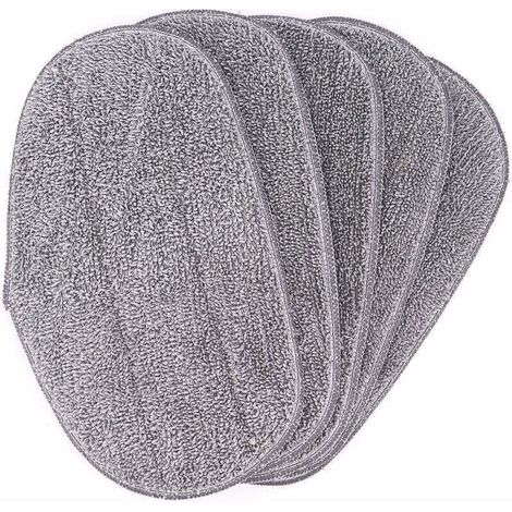 XVX Lot de 5 Tampons de Remplacement en Microfibre pour Leifheit Balai Vapeur CleanTenso (1/5)