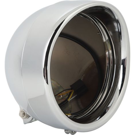 Xiuganpo Boîtier de Phare Rond, Coque Chromée Durable pour Phare de 7 Pouces, Numéro OE 67789-91 pour Moto. (1/5)