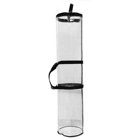 Lot de 2 pochettes de rangement pour papier cadeau de Noël, sac de transport pratique (1/3)