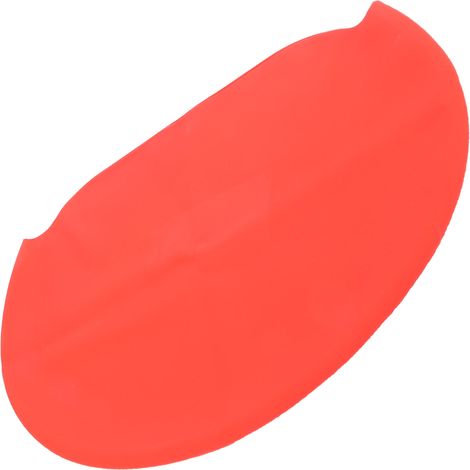Wasserdichter Fahrradhelmüberzug aus elastischem Silikagel, Regenschutz für Fahrradhelme, Rot (1/5)