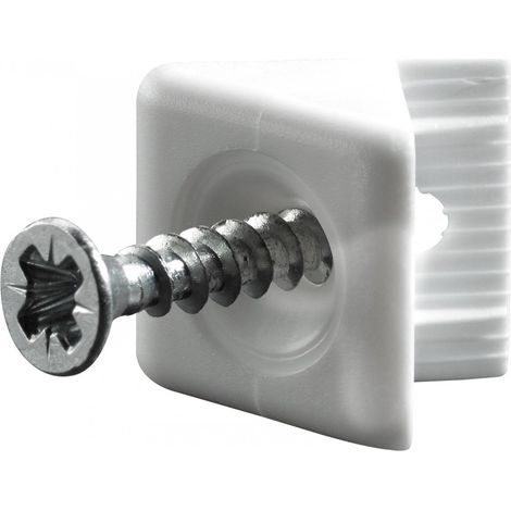 Hettich – Lot de 20 stabilisateurs d'angle pour paroi arrière en plastique – Longueur 10.7 mm – Fixation solide pour assemblage précis