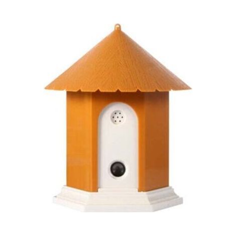QORVA-Dispositif anti-aboiement à ultrasons sûr pour chien de 50 pieds, design de cage à oiseaux anti-aboiement pour extérieur
