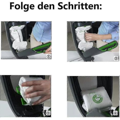 12 Staubsaugerbeutel für Vorwerk Kobold VK 200 (Premium-Qualität) – Referenz: VK200 – N5317 ZD A-AquaForge (1/4)