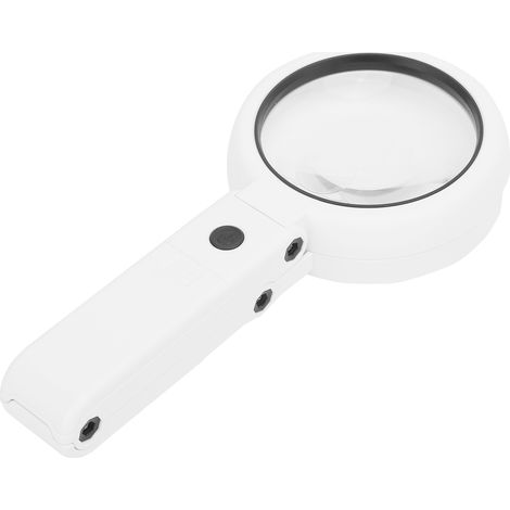 Vergrößerungsglas mit hoher Vergrößerung, klar, faltbar, handlich, mit LED-Beleuchtung – ideal für Senioren zum Lesen, Löten, Prüfen und für Schmuckarbeiten. (1/5)