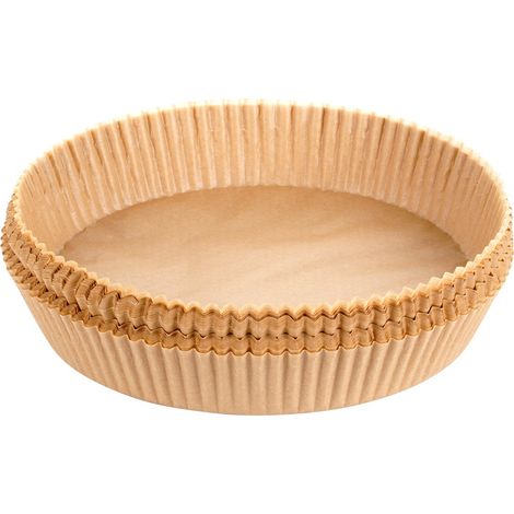 100x Airfryer-Einsätze für fettfreies Frittieren, Backpapier 23 cm (1/4)