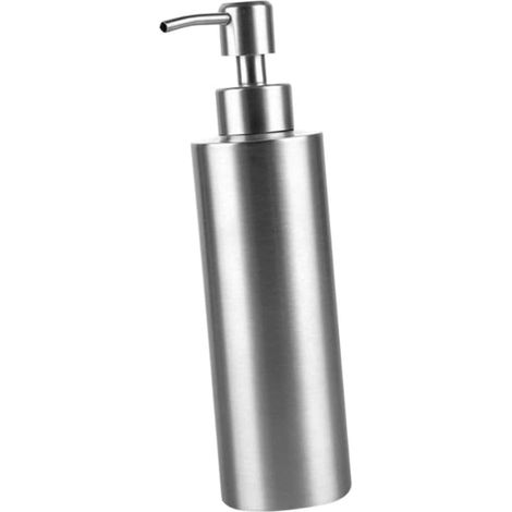 1 dispensador de loción de acero inoxidable a presión para cocina y baño. (1/5)