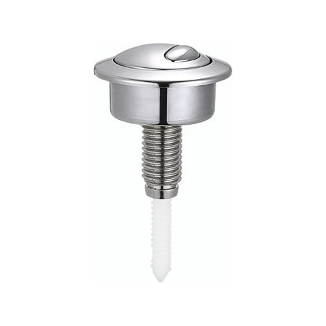 Spülknopf für WC Passend für Optima 49 Spülknopf für Abflussventil silber (1/5)