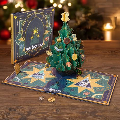 Calendario dell'Avvento pop-up riutilizzabile a forma di albero di Natale - Harry Potter (1/5)