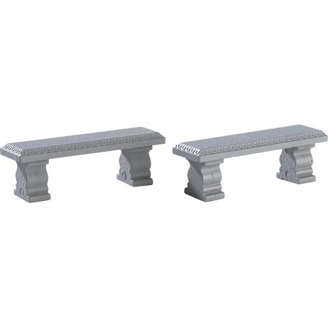 Plaza Bench, Set Of 2 - LEMAX COD. 74236