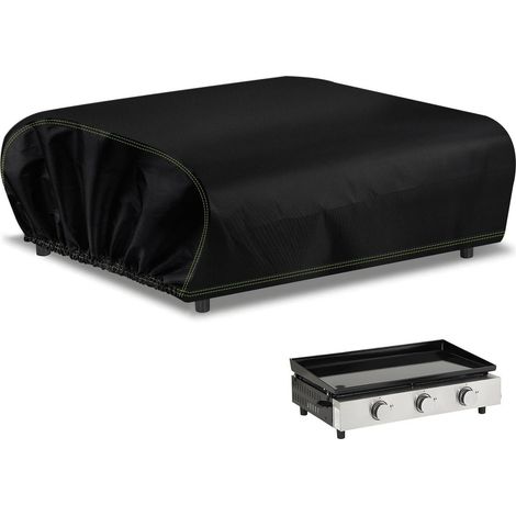 Grillabdeckung 80x60x25cm wetterfest für Plancha Gasgrill Tischgrill (1/5)