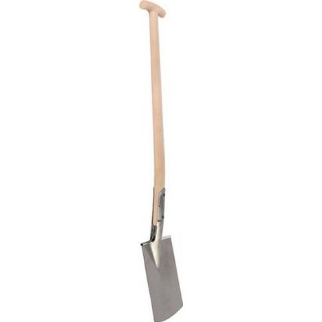 TALEN TOOLS Bauspaten 280x190/180 mm Eschenstiel mit T-Griff Eigenschaft mit Trittschutz (1/3)