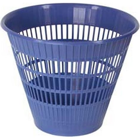 12PZ CESTINO GETTACARTE IN PLASTICA - ø cm.28x25,5h.