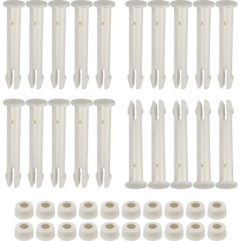 Für ein Set mit 20 Kunststoff-Pool-Verbindungsstiften und Gummidichtungen für oberirdische Intex-Pools von 33 bis 61 cm – runder und rechteckiger Metallrahmen
