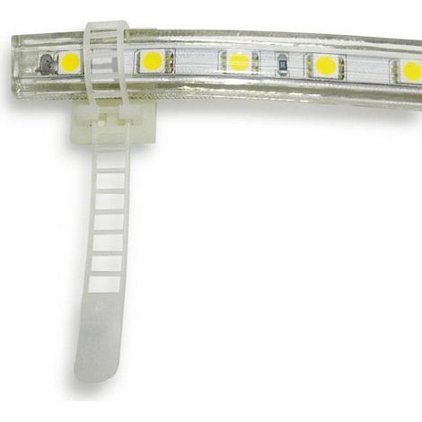 Kunststoff-Kabelbinder für LED-Streifen mit 3M-Klebesockel