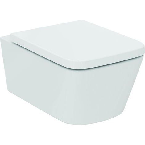 WC suspendu à fond creux BLEND SQUARE 355x540x350mm blanc AquaBlade IDEAL STANDARD