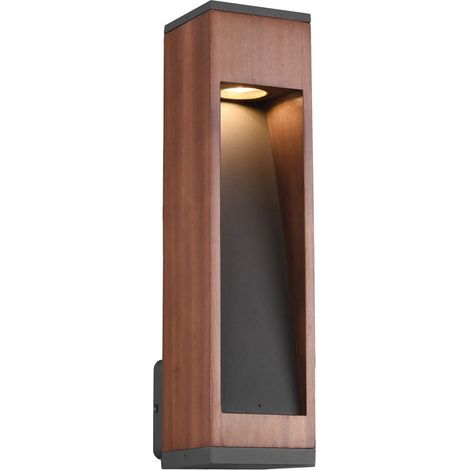 Luminaires de jardin, Applique extérieur moderne bois Canning Bois en Wood, TRIO (1/5)
