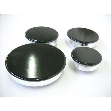 Serie Completa 8 Pezzi Bruciatori + Piattelli Spartifiamma Cappellotti Ariston Indesit Nardi C00082831 (1/2)