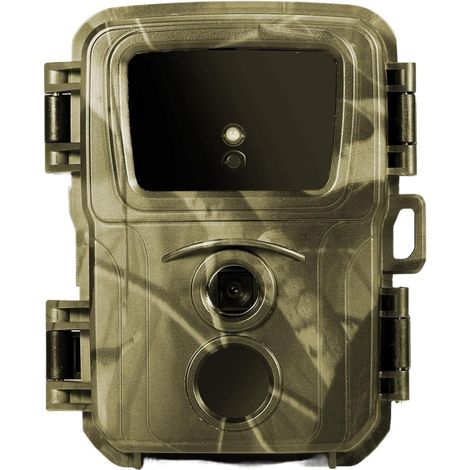 Caméra Faune Sauvage Caméra De Chasse Activée par Le Mouvement Mini Trail Camera avec Surveillance La Faune Extérieure À Vision Nocturne Fiable Précise (1/5)