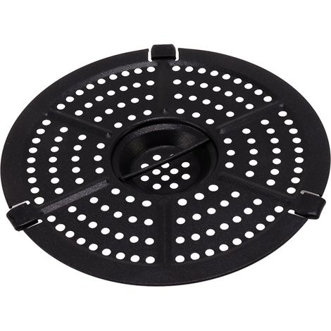 15,5 cm (6,1 Zoll) Fritteusen, zusätzliche Grillpfanne, antihaftbeschichtete Fritteusen, zusätzliche Gemüseschale (1/5)