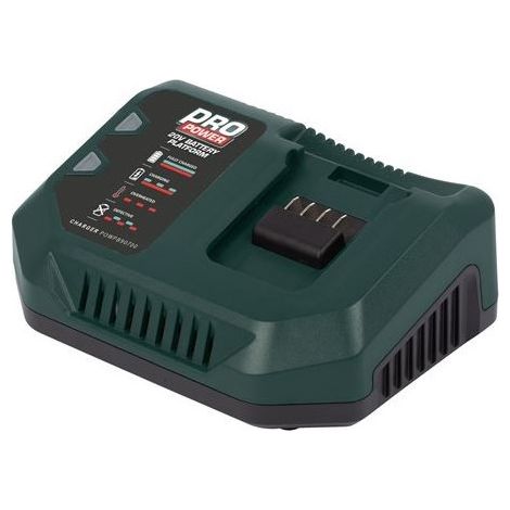 Powerplus Chargeur POWBP90700 - 20V - Voyants lumineux - Longueur de câble 1,8 m - Temps de charge 40–45 min (1/2)