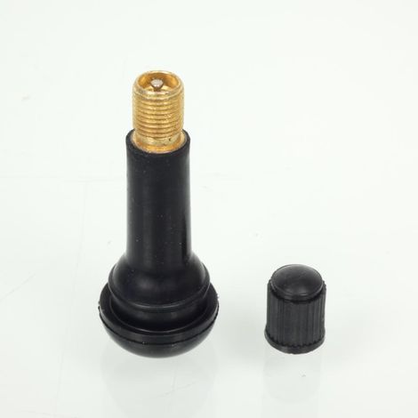 Valve droite type TR414 neuve L49mm pour jante tubeless de moto (1/3)