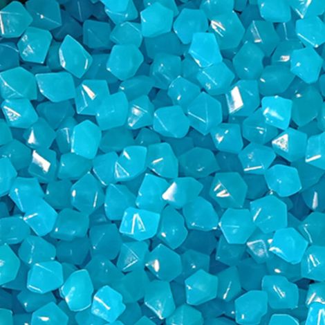 300 Pièces Pierre Lumineuse Galet Lumineux Cailloux Brillants dans Le Noir pavés pour Maison Jardin Passerelle Aquarium Patio Pelouse Décoratives Bleu Profond 14x11mm (1/5)